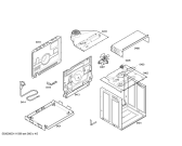 Схема №5 3HT518A с изображением Решетка для духового шкафа Bosch 00472760