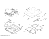 Схема №1 PIE640E01E Inducc.bosch.60cm.4i.s/marco.tc_basico с изображением Стеклокерамика для электропечи Bosch 00479180