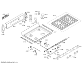 Схема №4 HGS3052UC с изображением Панель для плиты (духовки) Bosch 00661379