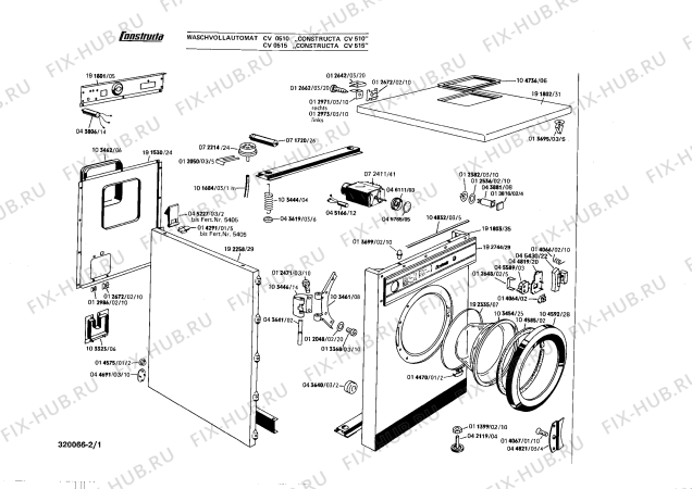 Схема №2 CV0515 CV515 с изображением Клапан для стиралки Bosch 00105525