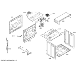 Схема №5 3HT509X Horno balay indepnd.inox.multifuncion с изображением Набор кнопок для электропечи Bosch 00601541