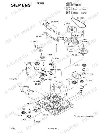Схема №9 FM585 с изображением Клапан для телевизора Siemens 00755118