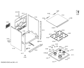 Схема №6 HSV745055N с изображением Столешница для электропечи Bosch 00248818