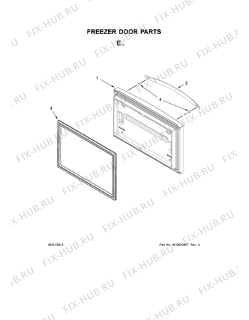 Схема №7 5VGF25SNEA с изображением Винт (болт) для холодильной камеры Whirlpool 482000090628