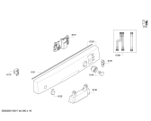 Схема №6 SMS60E02EU с изображением Передняя панель для посудомойки Bosch 00677614