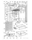 Схема №1 GKEC 1133/2 AF с изображением Испаритель Whirlpool 481251138082