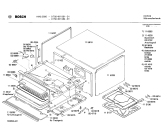 Схема №4 0750491082 HMG2500 с изображением Панель для микроволновки Bosch 00085181