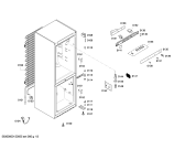 Схема №3 KGV36X25 с изображением Шайба для холодильной камеры Bosch 00617156