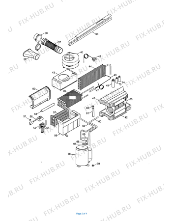 Схема №2 PAC 02 с изображением Электропомпа для кондиционера DELONGHI 512249