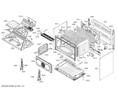 Схема №4 HSG738357M с изображением Решетка для духового шкафа Bosch 00791778