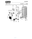 Схема №1 531225G с изображением Модуль (плата) для обогревателя (вентилятора) DELONGHI 592590