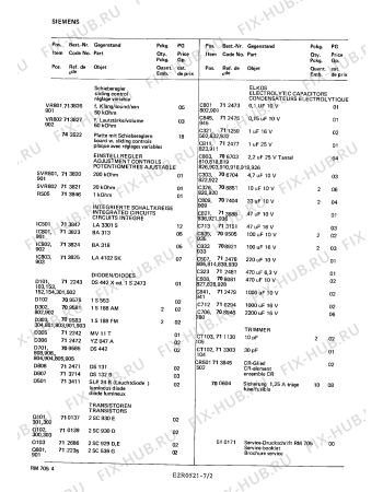 Взрыв-схема аудиотехники Siemens RM7054 - Схема узла 02