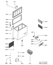 Схема №1 AFE 921/G с изображением Крышка дверной полки для холодильника Whirlpool 481944229961