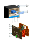 Схема №4 WTM 550 WH с изображением Панель управления для холодильной камеры Whirlpool 482000015746