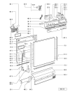 Схема №2 GSF 5353/1 TW-WS с изображением Панель для электропосудомоечной машины Whirlpool 481245370409