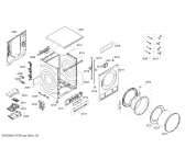 Схема №6 WVH28440TR Bosch с изображением Рама люка для стиральной машины Bosch 00749640
