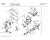 Схема №7 SGV69A13AU с изображением Набор кнопок для посудомойки Bosch 00422199