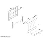 Схема №5 HB331W0 с изображением Фронтальное стекло для электропечи Siemens 00247782