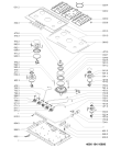 Схема №1 KHGH 9010/I с изображением Труба для плиты (духовки) Whirlpool 481010413672
