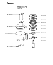 Схема №4 FP6268B1/700 с изображением Элемент корпуса для электрокомбайна Moulinex MS-5A13504