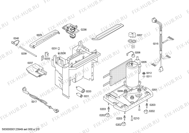 Схема №2 PAM0320 с изображением Кабель для кондиционера Bosch 00643683