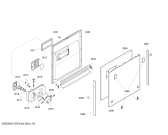 Схема №6 SGI47M35EU Silence comfort с изображением Передняя панель для электропосудомоечной машины Bosch 00445699