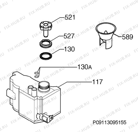 Схема №7 F50012IM0 с изображением Блок управления для посудомойки Aeg 973911523047018