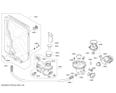 Схема №6 SMVATE01NL с изображением Передняя панель для посудомоечной машины Bosch 00673346