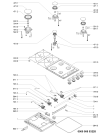 Схема №1 AKM 260 WH с изображением Втулка для духового шкафа Whirlpool 481060119431