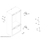 Схема №10 T36BT820NS с изображением Крышка для холодильной камеры Bosch 00657468