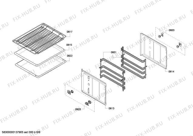 Схема №6 CF232520 с изображением Панель управления для плиты (духовки) Bosch 00671706