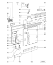 Схема №2 000 270 47 DWF 405 B с изображением Панель для посудомойки Whirlpool 481245370842