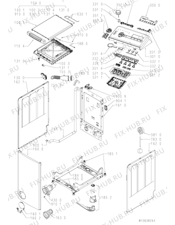 Схема №2 TDLR 70211 с изображением Руководство для стиралки Whirlpool 488000512813