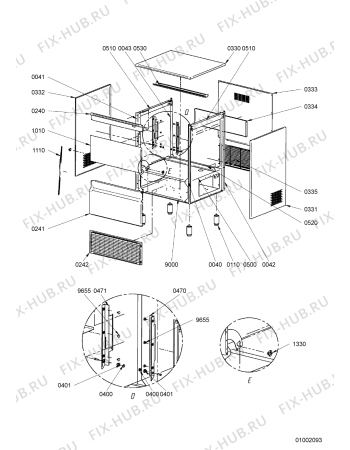 Схема №3 ADN 115 с изображением Вапорайзер для холодильной камеры Whirlpool 483286010515
