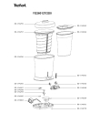 Схема №1 YG260127/2D0 с изображением Запчасть для биойогуртницы Tefal SS-194266