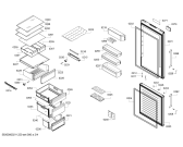 Схема №4 KGN49EI4P Bosch с изображением Выдвижной ящик для холодильной камеры Bosch 11028063