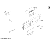 Схема №5 WD14H420EU с изображением Наклейка с пояснениями для стиральной машины Siemens 00621409