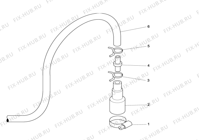 Взрыв-схема стиральной машины Electrolux TKSL5M101 - Схема узла Water equipment