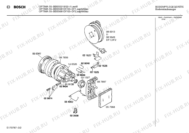 Схема №3 BBS5581DF с изображением Кнопка для мини-пылесоса Bosch 00067965