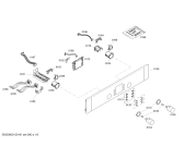 Схема №5 3HT678XP с изображением Панель управления для электропечи Bosch 00668707