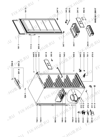 Схема №1 GKT 2900 с изображением Датчик (сенсор) для холодильника Whirlpool 481221058044