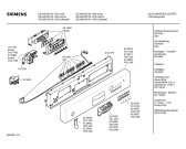 Схема №5 SE54A435 с изображением Передняя панель для электропосудомоечной машины Siemens 00434871