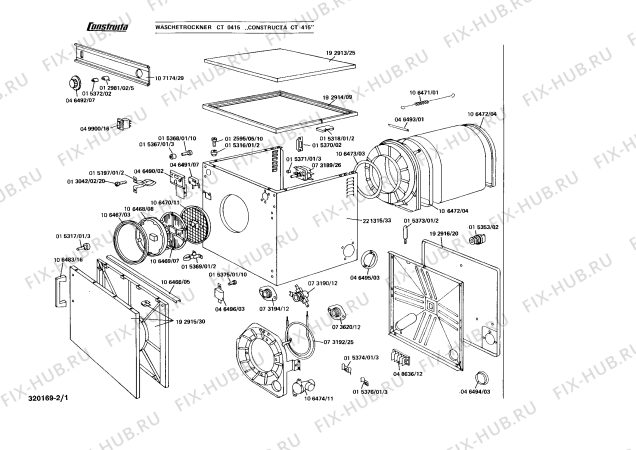 Схема №2 CT0415 CT415 с изображением Решетка для электровытяжки Bosch 00106470