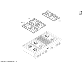 Схема №6 PC486GLBS с изображением Коллектор для плиты (духовки) Bosch 00663744