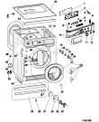 Схема №3 AWM129EUARCADIA (F054863) с изображением Пластинка для стиральной машины Indesit C00278389