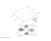 Схема №7 PHCB856251 с изображением Стеклокерамика для плиты (духовки) Bosch 00712095