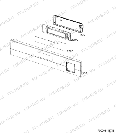 Схема №1 BD740SV с изображением Микромодуль для электропечи Aeg 982140057611093