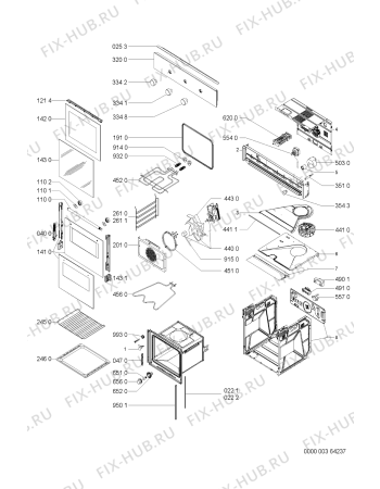 Схема №1 AKP286NB (F092474) с изображением Теплозащита для плиты (духовки) Indesit C00342196