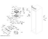 Схема №4 RW414260 с изображением Цокольная панель для холодильной камеры Bosch 00661113