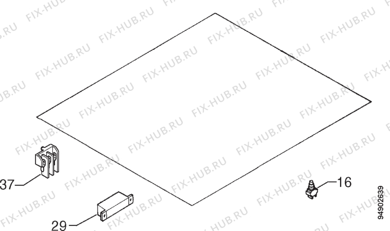 Взрыв-схема плиты (духовки) Electrolux EGF957X1 - Схема узла Electrical equipment 268